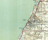 1941 Topo Map of Daphne Alabama Quadrangle