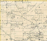 1885 Map of Fremont Township Lake County Illinois