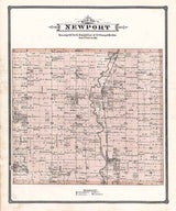 1885 Map of Newport Township Lake County Illinois