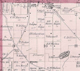 1885 Map of Wauconda Township Lake County Illinois