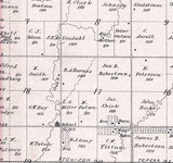 1884 Map of Empire Township McPherson County Kansas