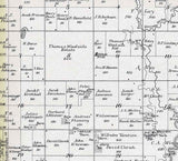 1884 Map of Turkey Creek Township McPherson County Kansas