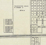 1905 Map of Broughton Briceton Paulding County Ohio