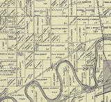 1905 Map of Carryall Township Paulding County Ohio