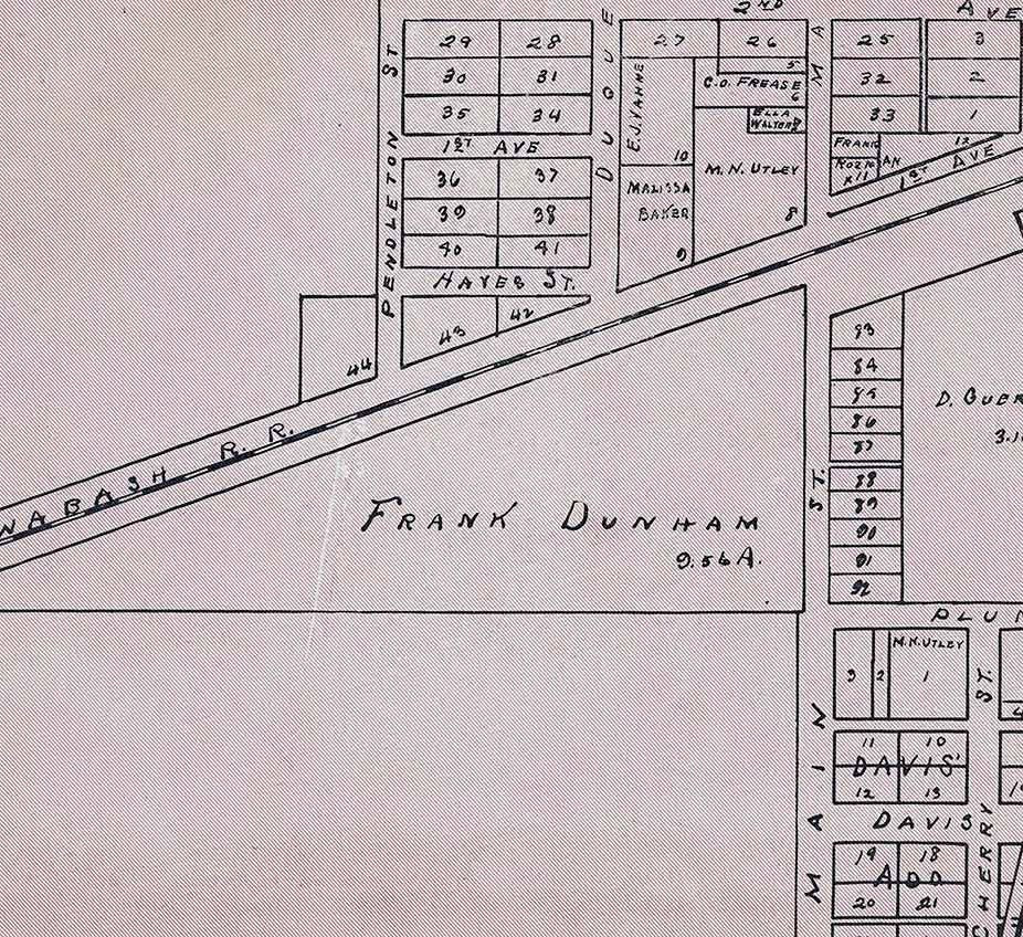 1905 Map of Cecil Paulding County Ohio