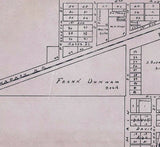 1905 Map of Cecil Paulding County Ohio