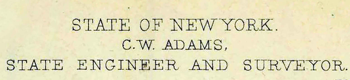 1895 Topo Map of Cape Vincent New York Quadrangle