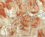 1895 Topo Map of Crawford Notch New Hampshire Quadrangle White Mountains