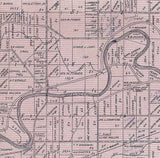 1905 Map of Crane Township Paulding County Ohio