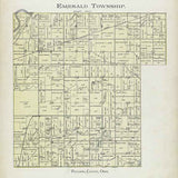 1905 Map of Emerald Township Paulding County Ohio