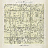 1905 Map of Jackson Township Paulding County Ohio