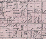 1905 Map of Latty Township Paulding County Ohio