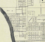 1905 Map of Oakwood Paulding County Ohio