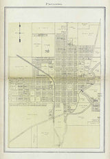 1905 Map of Paulding County Ohio