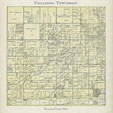 1905 Map of Paulding Township Paulding County Ohio