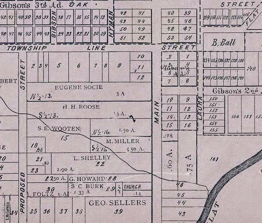 1905 Map of Payne Paulding County Ohio