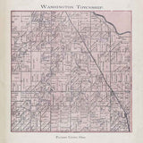 1905 Map of Washington Township Paulding County Ohio