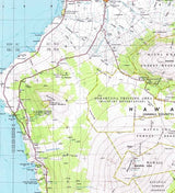 1975 Topo Map of Hawaii Quadrangle
