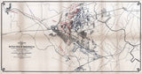 1862 Map of the Battlefield of Manassas Virginia