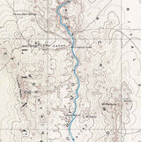 1886 Topo Map of Camp Mohave Arizona Quadrangle Lake Mead National Recreation Area