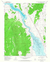 1965 Topo Map of Hells Kitchen Canyon SW UT Quadrangle