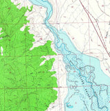 1965 Topo Map of Hells Kitchen Canyon SW UT Quadrangle