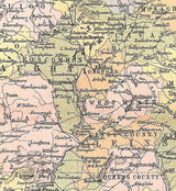 1874 Map of Ireland