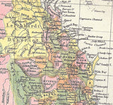 1874 Map of Queensland