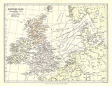 1885 Map of British Isles