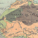 1888 Physical Map of Africa