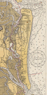 1936 Map of Amelia Island Florida