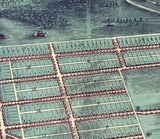 1890 Panoramic Map of Alexandria Virginia and Washington