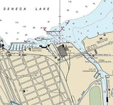 2016 Nautical Map of Cayuga and Seneca Lakes New York