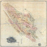1892 Map of Marin County California
