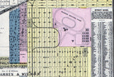 1895 Map of the City of Houston Texas