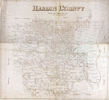 1898 Farm Line Map of Hardin County Texas