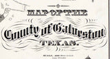 1902 Map of Galveston County Texas