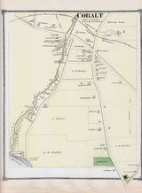 1874 Map of Cobalt Middlesex County Connecticut