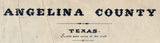 1879 Farm Line Map of Angelina County Texas