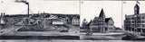 1889 Panoramic Map of Muskegon Michigan