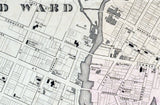 1876 Map of Bridgeton Cumberland County New Jersey