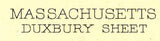 1888 Topo Map of Duxbury Massachusetts Quadrangle