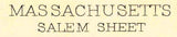 1888 Topo Map of Salem Massachusetts Quadrangle