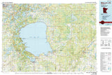 1895 Topo Map of Mille Lacs Lake MN Quadrangle