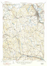 1927 Topo Map of Concord New Hampshire Quadrangle