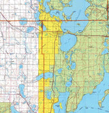 1977 Topo Map of Cass Lake MN Quadrangle