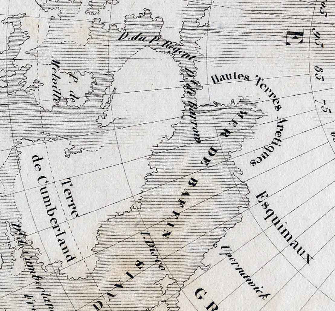 1718 Map of Arctic North Pole