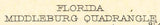 1891 Topo Map of Middleburg Quad Florida - Jacksonville