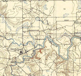 1891 Topo Map of Middleburg Quad Florida - Jacksonville