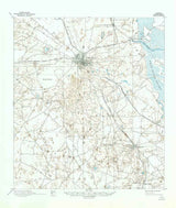 1895 Topo Map of Ocala Quad Marion County Florida - Williston